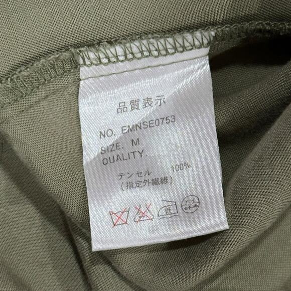 Emsexcite Sleeveless Button-Down Shirt Dress Sage Green Women’s Size M - Picture 4 of 4